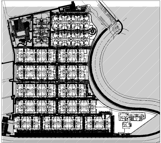 山地居住区建筑规划资料下载-[重庆]滨湖山地叠拼别墅及高端居住区二期、三期、四期景观设计全套施工图（2017最新）