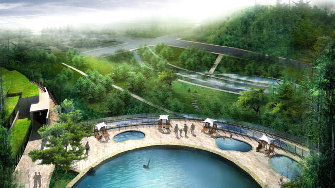 滨水公园景观设计方案资料下载-[重庆]滨水生态梯田森林公园景观设计方案（澳大利亚设计公司）