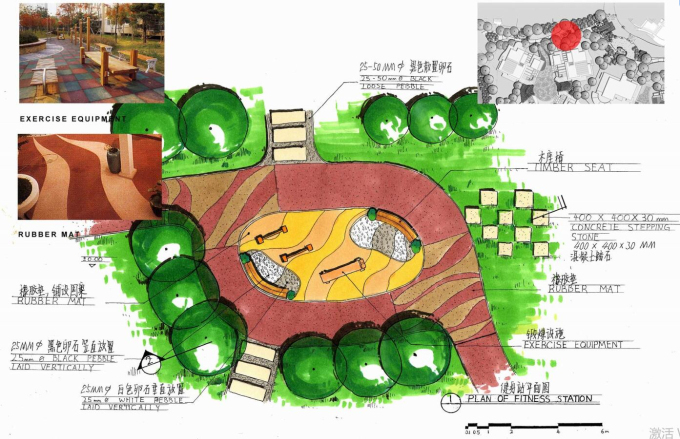 别墅围墙绿化资料下载-[上海]大华京郊别墅全套景观概念性设计文本（新加坡澜雅）