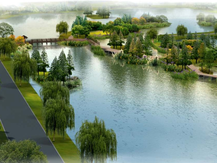 湿地公园游客文化中心资料下载-[江苏]三角嘴国家湿地公园景观设计方案（PDF+59页）