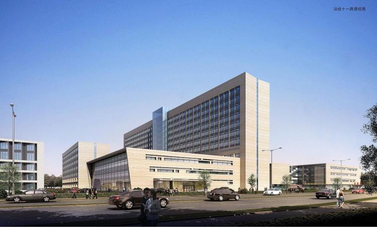 [合集]3套大型多功能市级综合性医院建筑设计方案文本-3套大型多功能市级综合性医院建筑效果图