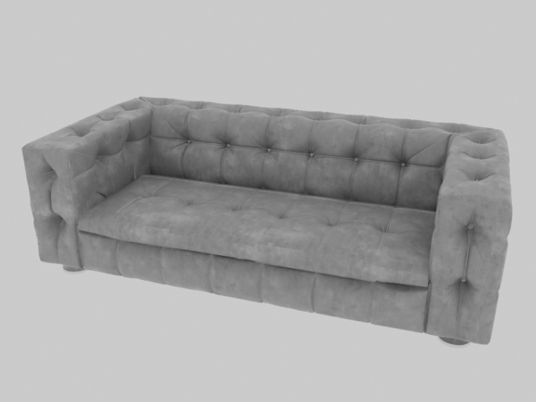 大气舒适沙发资料下载-大气舒适沙发3D模型下载