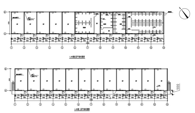 拱架大棚设计图资料下载-轻钢结构临建板房结构设计图