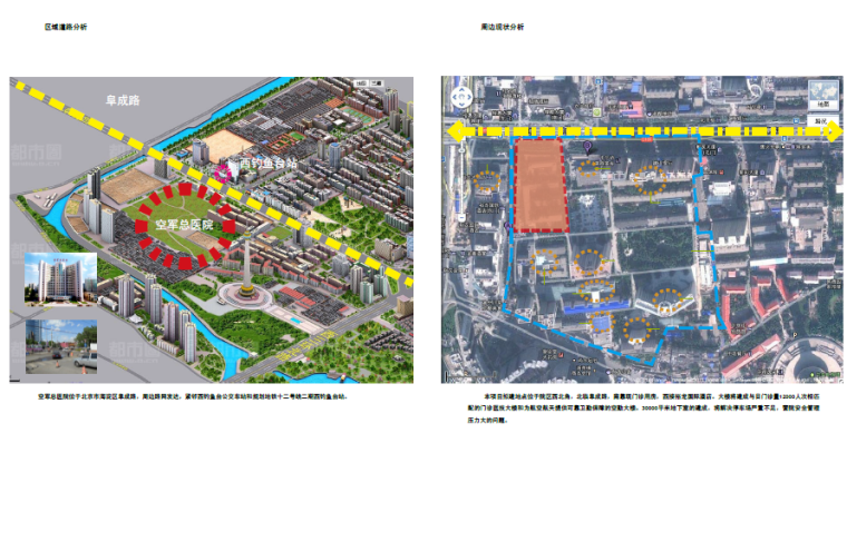 [北京]空军总医院建筑设计方案文本-分析
