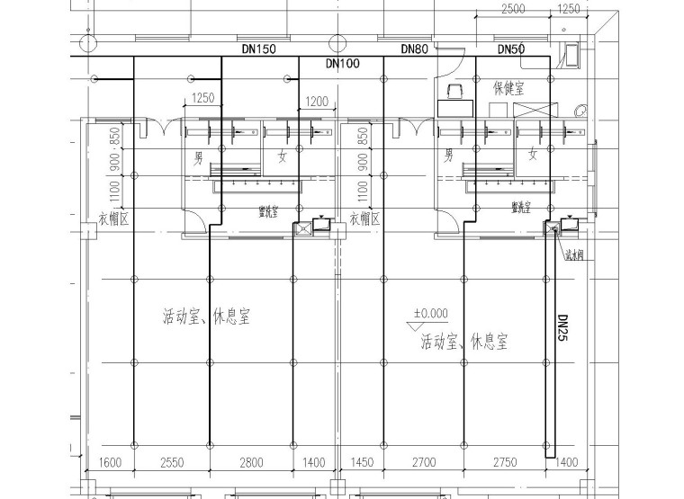 幼儿园地上四层给排水、消防设计图（含系统图、平面图、大样图）-幼儿园给排水消防t3-Model6.jpg