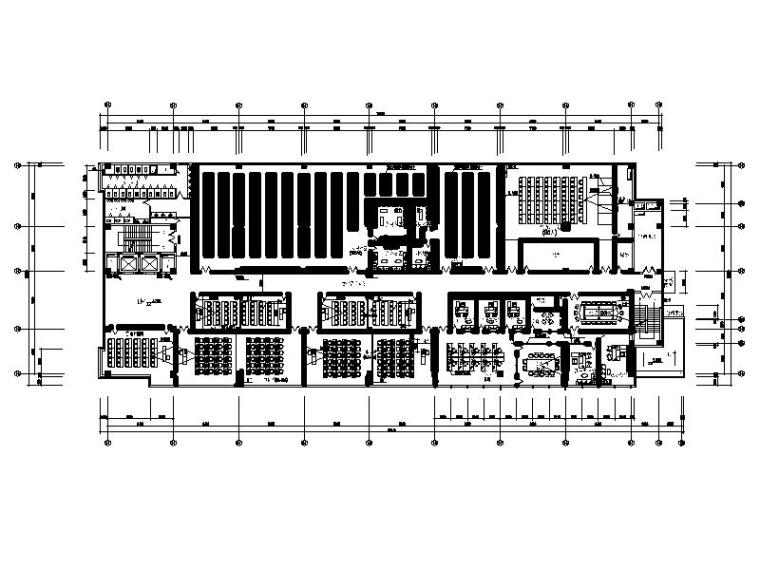cad办公室灯具资料下载-某移动综合楼办公室全套CAD施工图（含效果图）