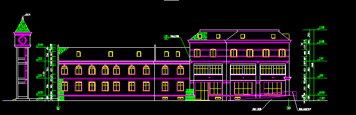 住宅小区总平面图设计说明资料下载-永达花园住宅小区会所全套建筑设计图