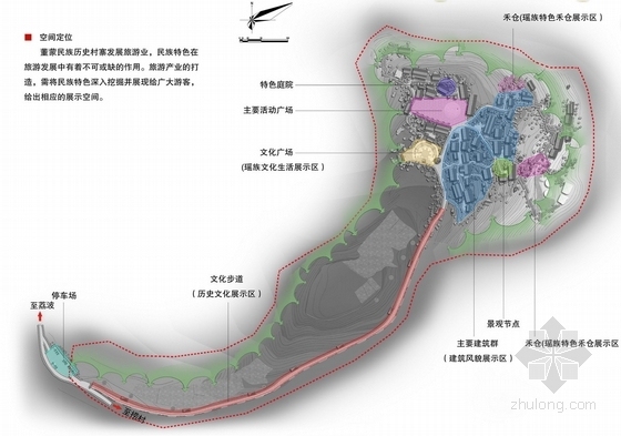 [贵州]瑶族聚居地村庄规划政治方案（附规划设计说明书）-平面图