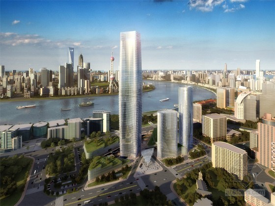 上海外滩建筑模型资料下载-外滩建筑3D模型下载