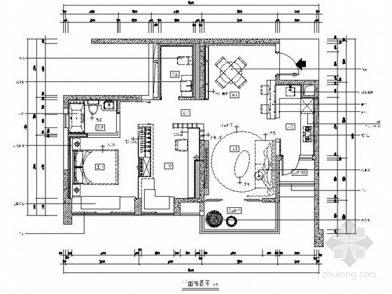 现代奢华软装样板间方案资料下载-[成都]奢华现代风格明快样板间室内CAD施工图（含实景图）