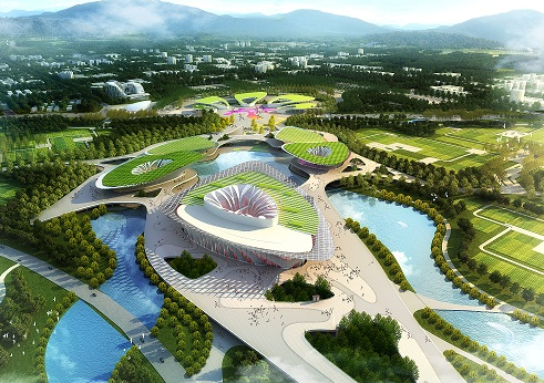 北京世界园艺博览会中国馆资料下载-北京世园会向世界发出邀请，园区建设本月开工