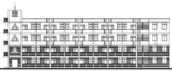 四层教学楼建筑造价资料下载-某中心小学四层教学楼建筑扩初图