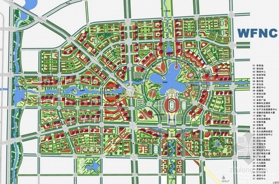 创意园改造概念文本资料下载-[潍坊]新城整体概念规划及核心区城市设计方案(上海著名规划院)