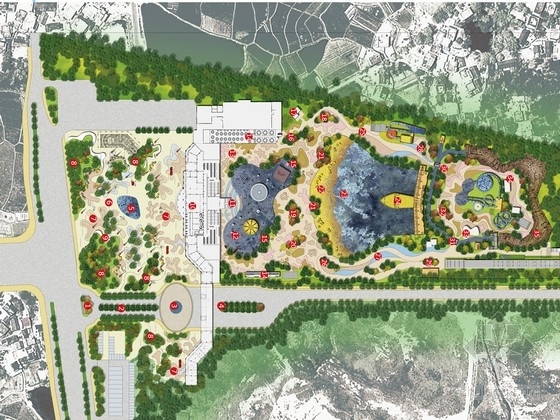 综合性滨水公园设计模型资料下载-[安徽]大型滨水主题乐园旅游度假区景观方案