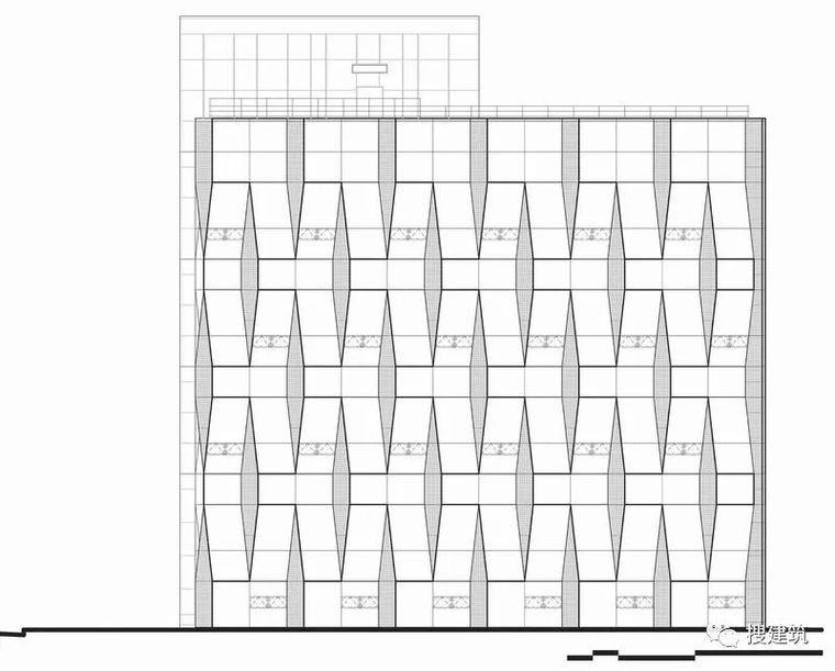 立面不同的“小体量”办公楼立面_35