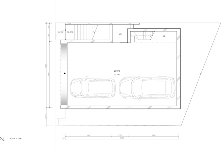 山坡住宅——罗马式立面般的墙体住宅-BF_plan.jpg