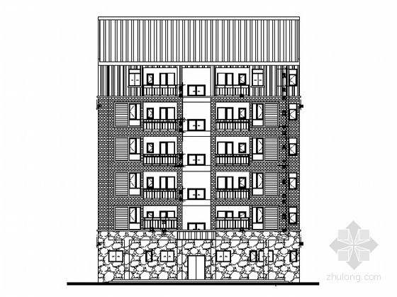 5层居民楼水电施工图资料下载-[都江堰]某社区灾后重建居民楼建筑施工图