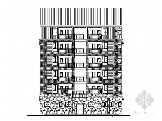 都江堰重建规划资料下载-[都江堰]某社区灾后重建居民楼建筑施工图