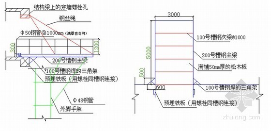 木扶手玻璃楼梯栏杆资料下载-[安徽]公寓工程施工组织设计（7层）