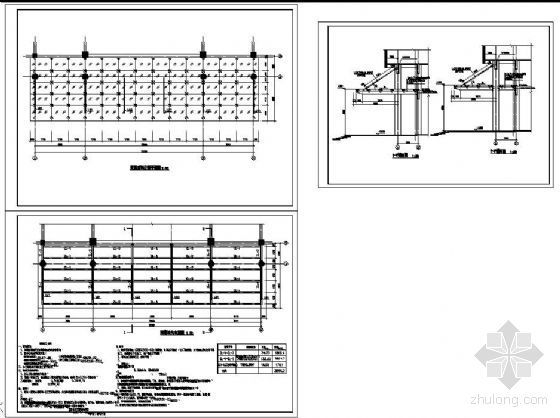 钢结构框架详图资料下载-某钢结构雨蓬详图