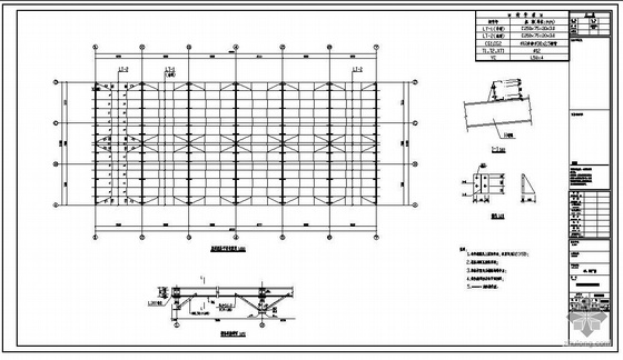 12米厂房图纸资料下载-某农民创业园21米×48米厂房结构设计图