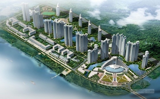 现代风格滨河设计资料下载-[江苏]现代风格住宅区规划及单体方案文本