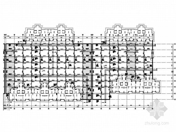 车库顶板景观施工图资料下载-地下一层框架结构车库结构施工图
