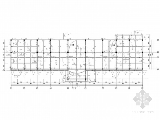 二层厂房建筑图资料下载-[成都]二层框架厂房结构施工图