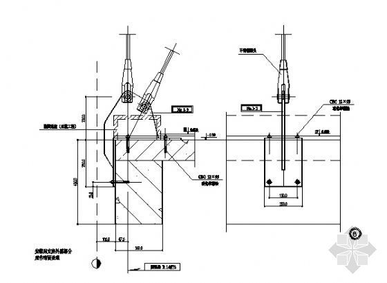 锚点资料下载-吊杆下锚座节点详图