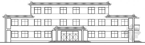 村部办公楼三层建筑施工图资料下载-某三层防保办公楼建筑施工图