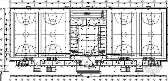 家居软装馆设计图纸资料下载-体育馆电气设计图纸