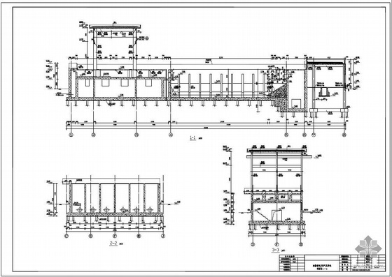 车棚结构设计图资料下载-东莞某污水处理厂细格栅间及曝气沉砂池建筑、结构设计图