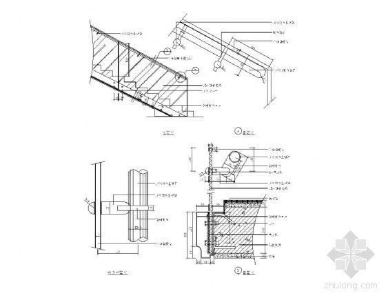 钢楼梯钢板梯梁资料下载-不锈钢楼梯详图Ⅱ