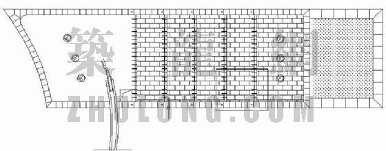 跌水水池cad施工图资料下载-广场跌水施工图