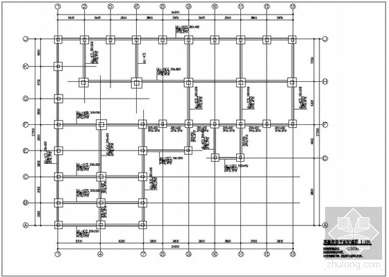 10层综合楼建筑结构设计资料下载-某六层综合楼结构设计图