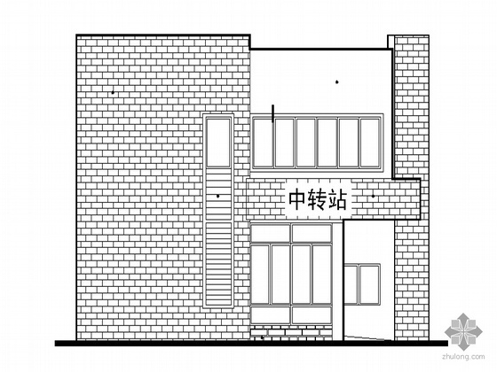 垃圾中转站CAD图资料下载-某垃圾中转站建筑施工套图