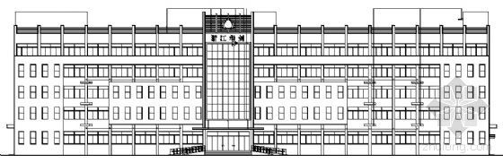 五层车间图纸资料下载-某五层机械车间(部分为办公楼)建筑方案图