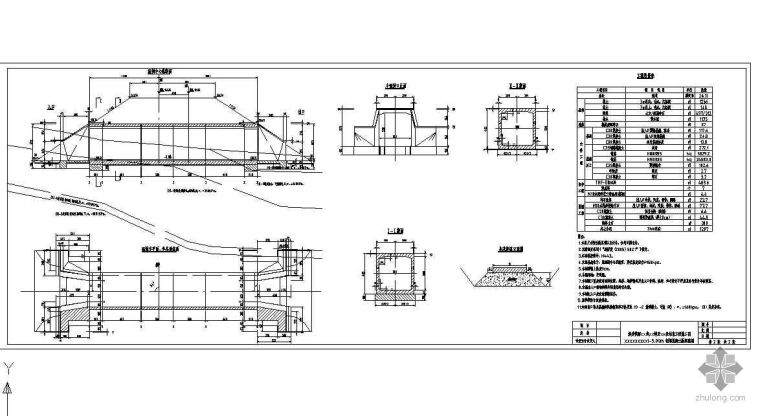 站前工程资料下载-某铁路站前工程涵洞构造图