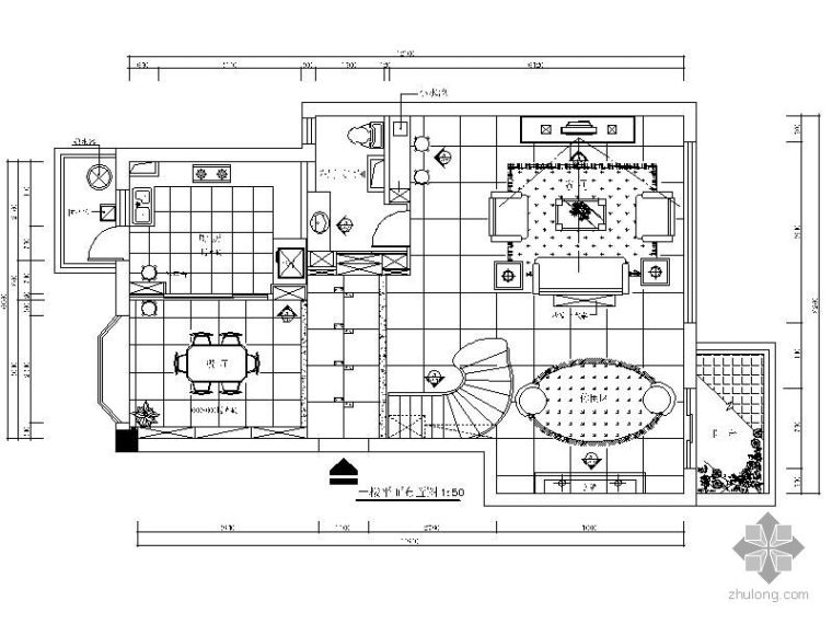 400平三层别墅设计图资料下载-某三层别墅设计装修施工图
