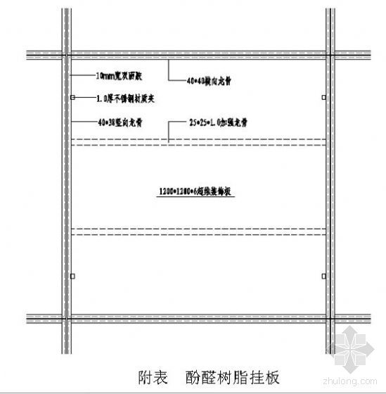 酚醛树脂板施工资料下载-酚醛树脂挂板施工工艺