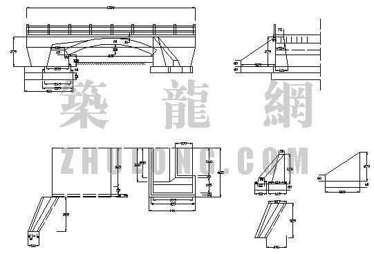 8米跨拱棚资料下载-安文线拱桥(跨径8米,单跨)设计图