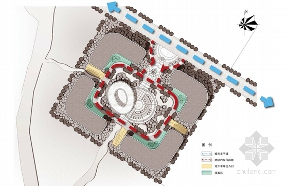 [江苏]现代风格光纤科技产业园设计方案文本-现代风格光纤科技产业园设计方案分析图