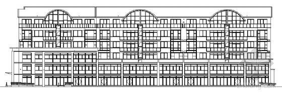 五层底商资料下载-某五层商住楼建筑结构施工图