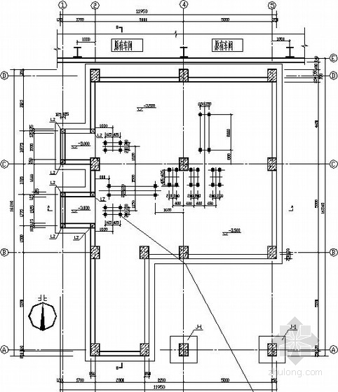 楼板现浇大样资料下载-[山东]饲料公司清理、仓储设备结构施工图