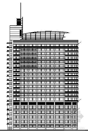 医院手术室内效果图资料下载-[金山]某十九层医院建筑扩初图（带效果图）