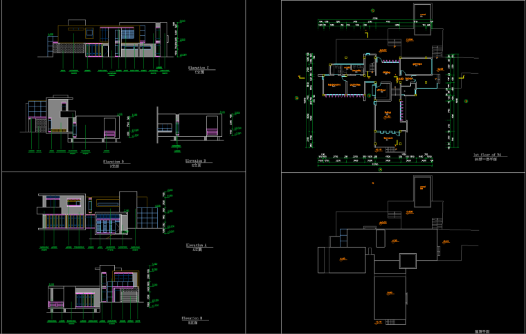 别墅结构施工图带效果图资料下载-山地别墅建筑结构带效果图