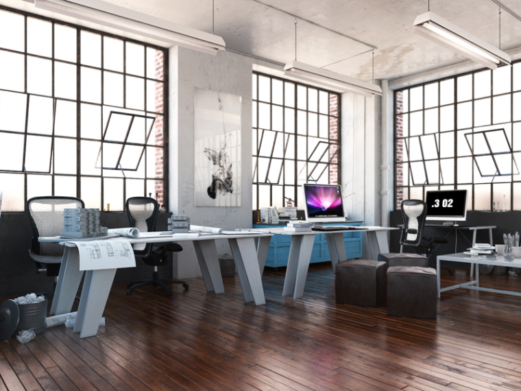 办公模型3d下载资料下载-舒适办公室3D模型下载