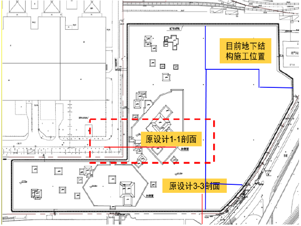 基坑支护设计土压力计算资料下载-建筑物基坑单侧肥槽回填有限土压力计算