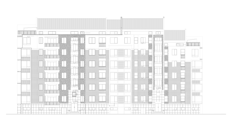6层居住施工图资料下载-6层住宅楼设计施工图