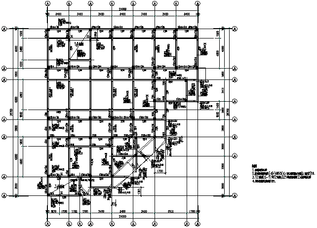 深圳甲级卫院框架结构施工图（CAD，27张）_2